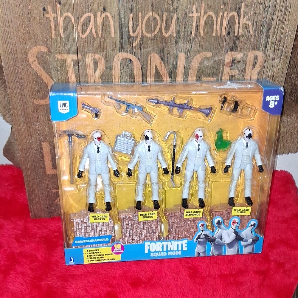 Fortnite Squad Mode Action Figures - White